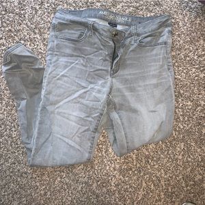 American eagle gray jeans
